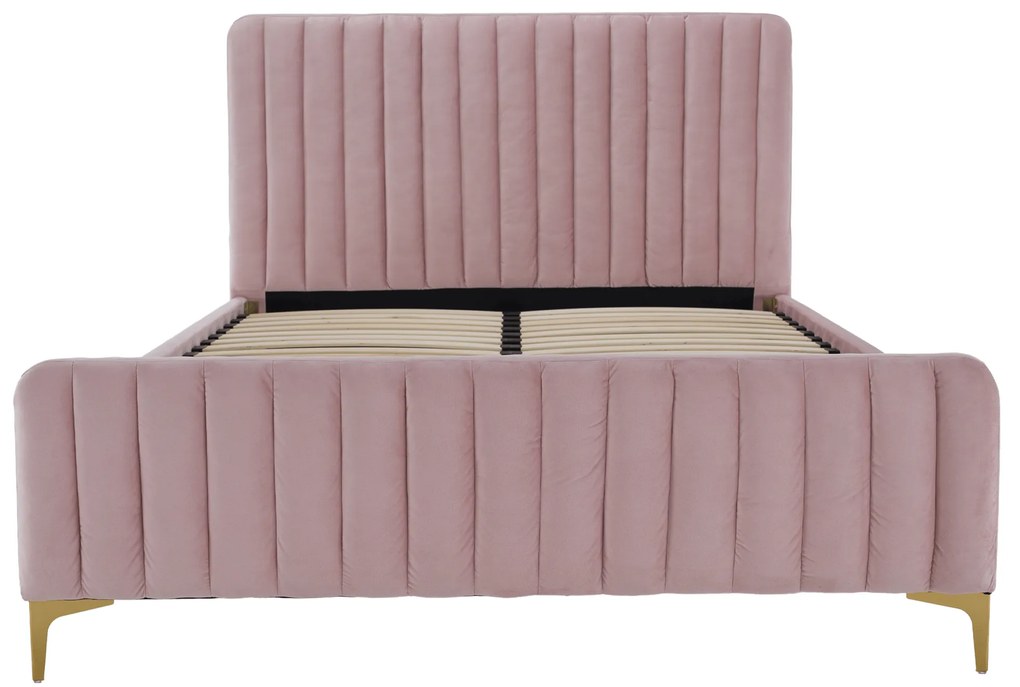 Pat, roz/gold crom auriu, 180x200, KAISA