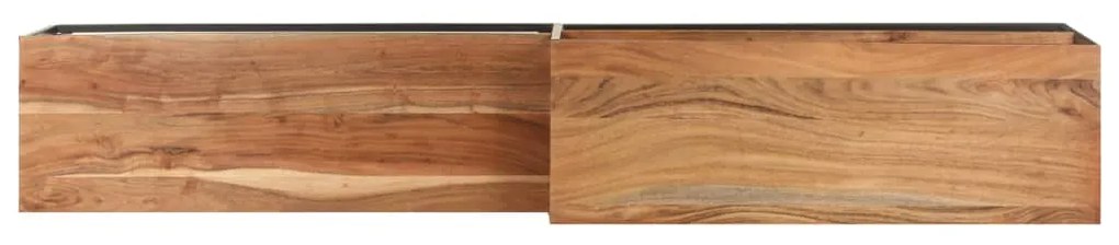 Comoda TV, 180x30x50 cm, lemn masiv de acacia 1, lemn masiv de acacia