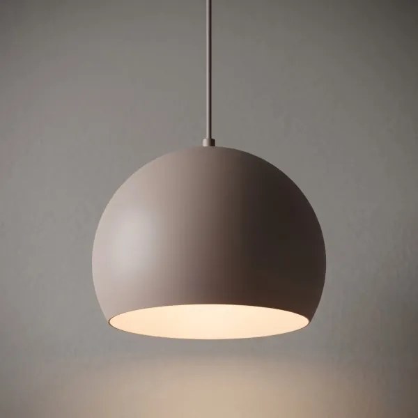 Lustră suspendată SOOL 1xE27/15W/230V Ø27 cm crem