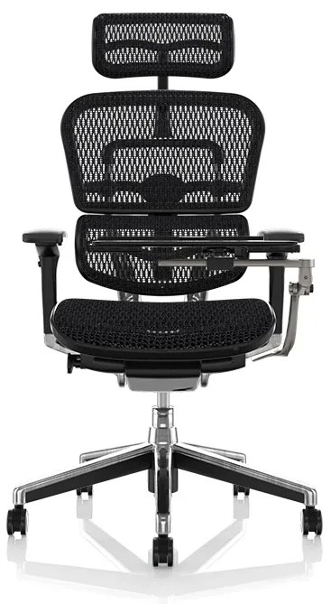 Scaun de birou - ERGOHUMAN2 PDH ULTRA BLACK FRAME W09-01+ALU BASE - precomanda 7-12 zile (Termen de livrare: 7 zile)