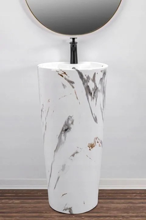 Lavoar freestanding de sine stătător Blanka Marble Marmura