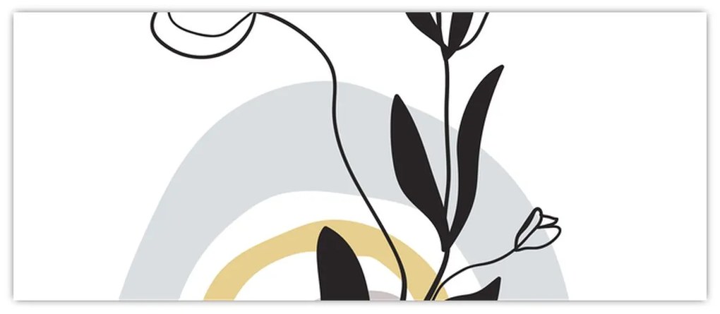 Tablou - Flori într-o vază N⁰1 (120x50 cm)