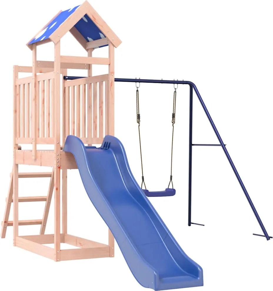 vidaXL Set de joacă pentru exterior, lemn masiv de douglas