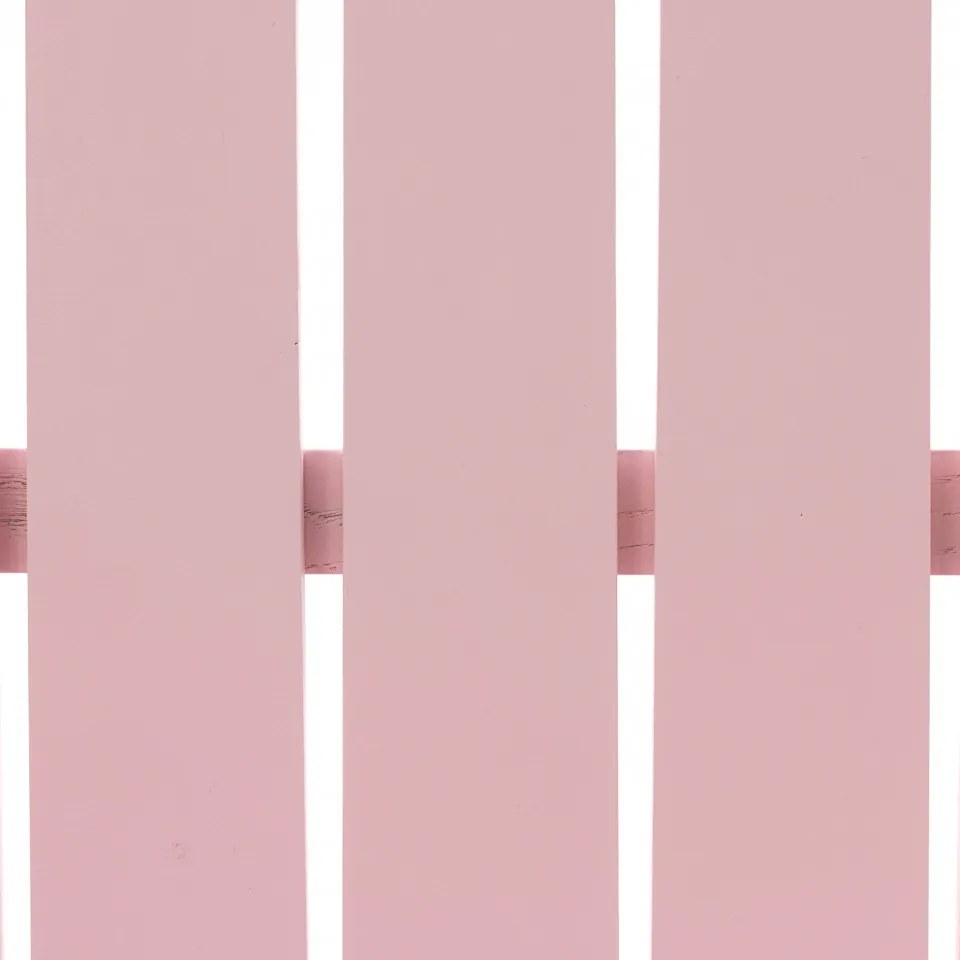 Scaun pentru copii din lemn de cedru Adirondack Kids roz pastel