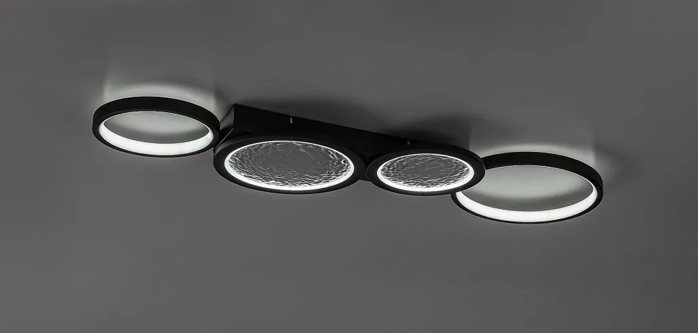 Plafoniera LED cu telecomanda Aranis 84x29cm