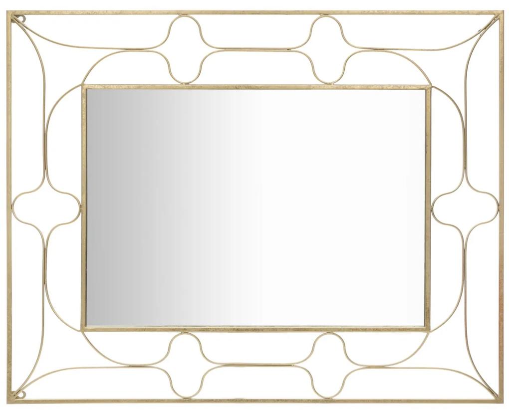 Oglinda Arab, Metal Oglinda, Auriu, 80X3X100 cm