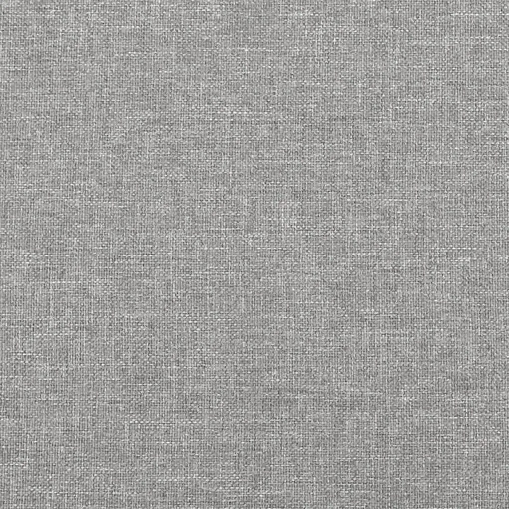 Cadru de pat box spring, gri deschis, 180x200 cm, textil Gri deschis, 35 cm, 180 x 200 cm