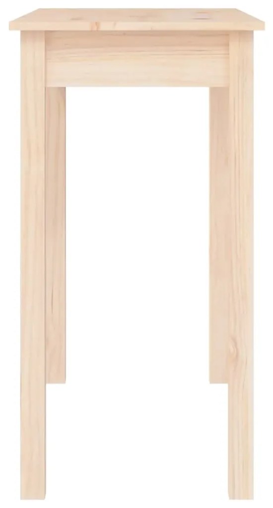 Masa consola, 80x40x75 cm, lemn masiv de pin Maro, 80 x 40 x 75 cm, 1