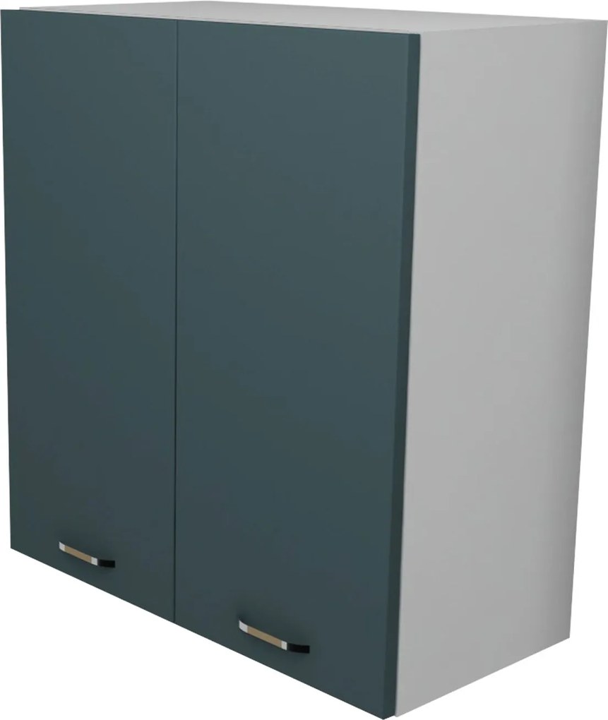 Corp Superior Lecce, 2 Usi, Verde Petrol/Alb, 60 x 30 x 65 cm