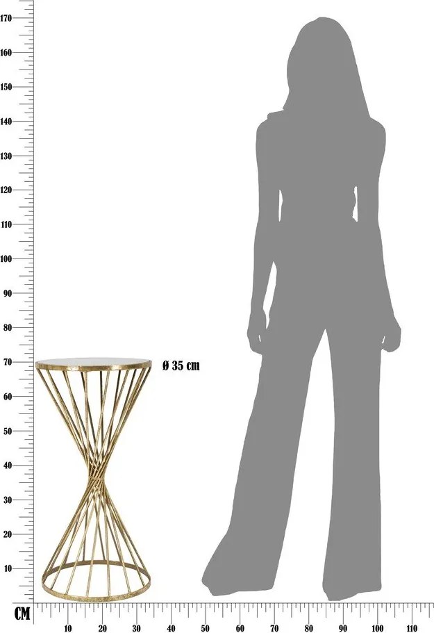 Măsuță auxiliară rotundă ø 35 cm Hypnos – Mauro Ferretti