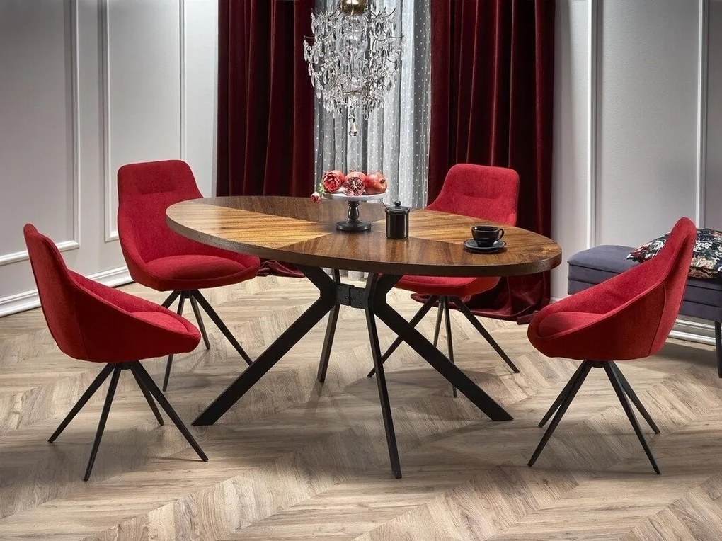 Set de mese Houston 118375x90x170cm, 71 kg, Numărul de locuri: 4, Oval