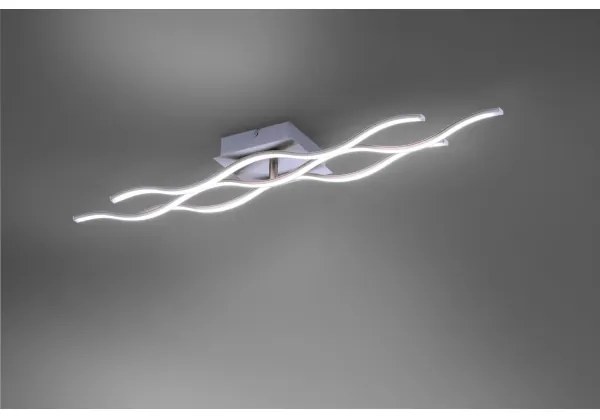 Plafonieră LED RGB dimabilă JUST LIGHT. 16266-55 LOLA WAVE LED/30W/230V + telecomandă