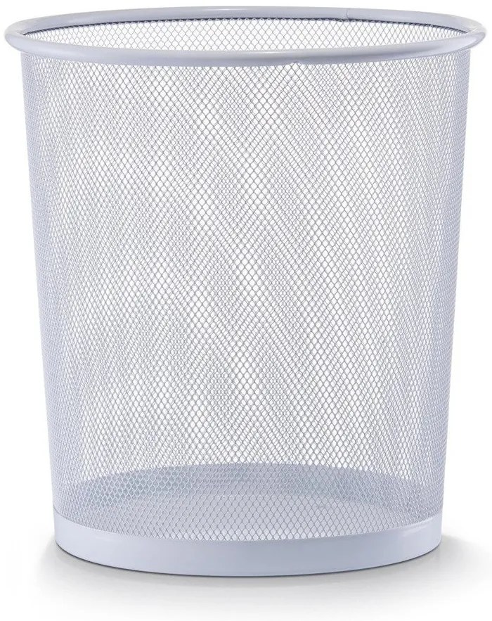 Coș de hârtie din plasă de oțel, ZELLER, alb