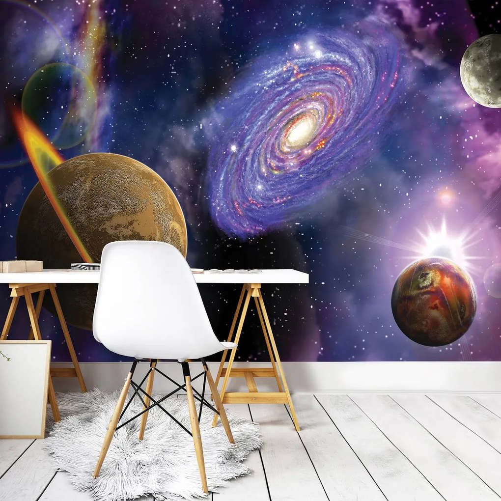 Fototapet - Planete cosmice (254x184 cm)
