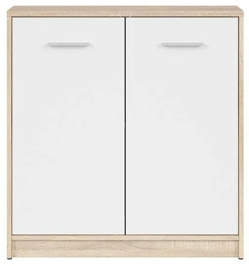 Dulap Nepo Plus 4 (stejar sonoma + alb) . 1098287