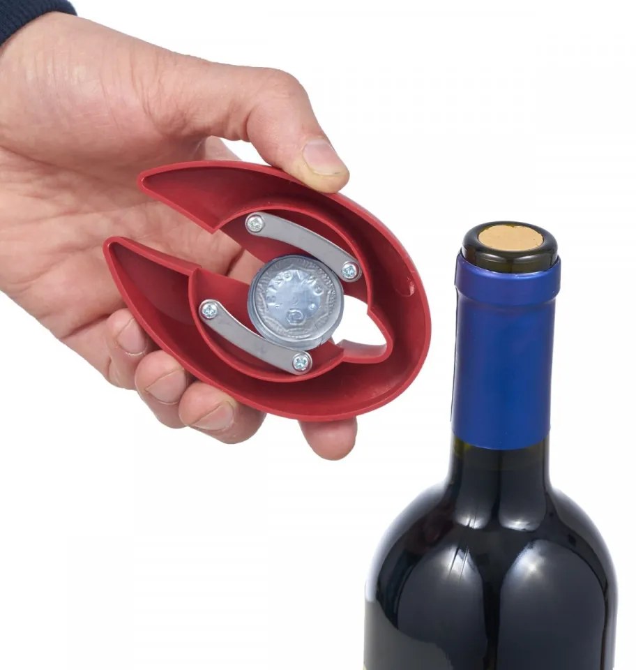 Tirbuson electic + accesoriu pentru deschidere Heinner Red