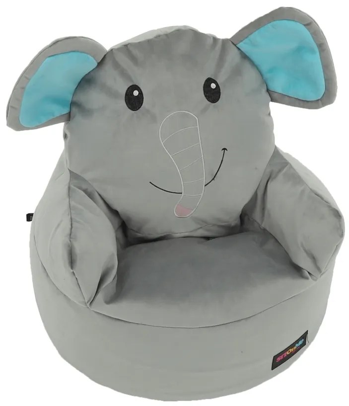 Puf pentru copii Slon Baby, 55 x 50 cm