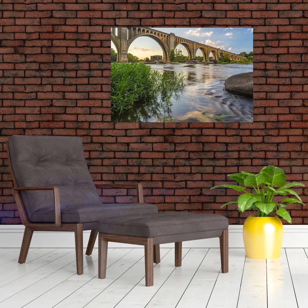 Tablou - Podul de cale ferată Richmond (90x60 cm)