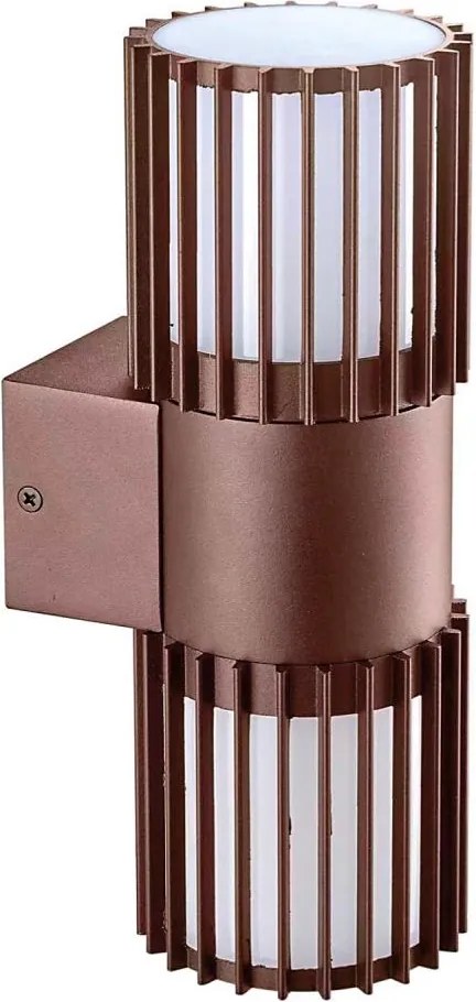 BRILAGI - Aplica de perete pentru exterior ARMOR 2xGU10/35W/230V IP44 maro