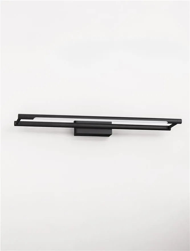 Aplica de perete LED stil minimalist OLAS negru