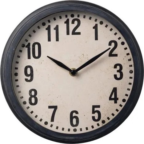 Ceas de perete, din metal, Industrial