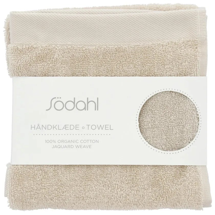 Prosop bej din bumbac din frotir 40x60 cm Comfort – Södahl