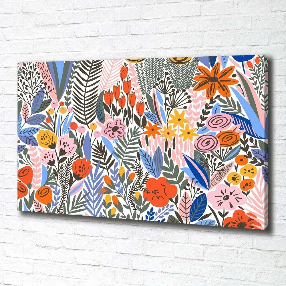 Imprimare tablou canvas Model floral