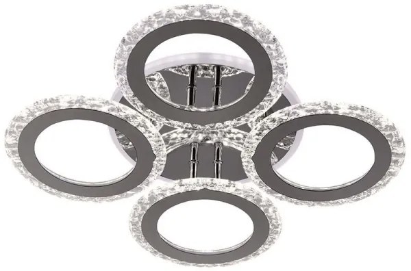 Lustră LED RGB aplicată dimabilă LED/55W/230V 3000-6500K + telecomandă