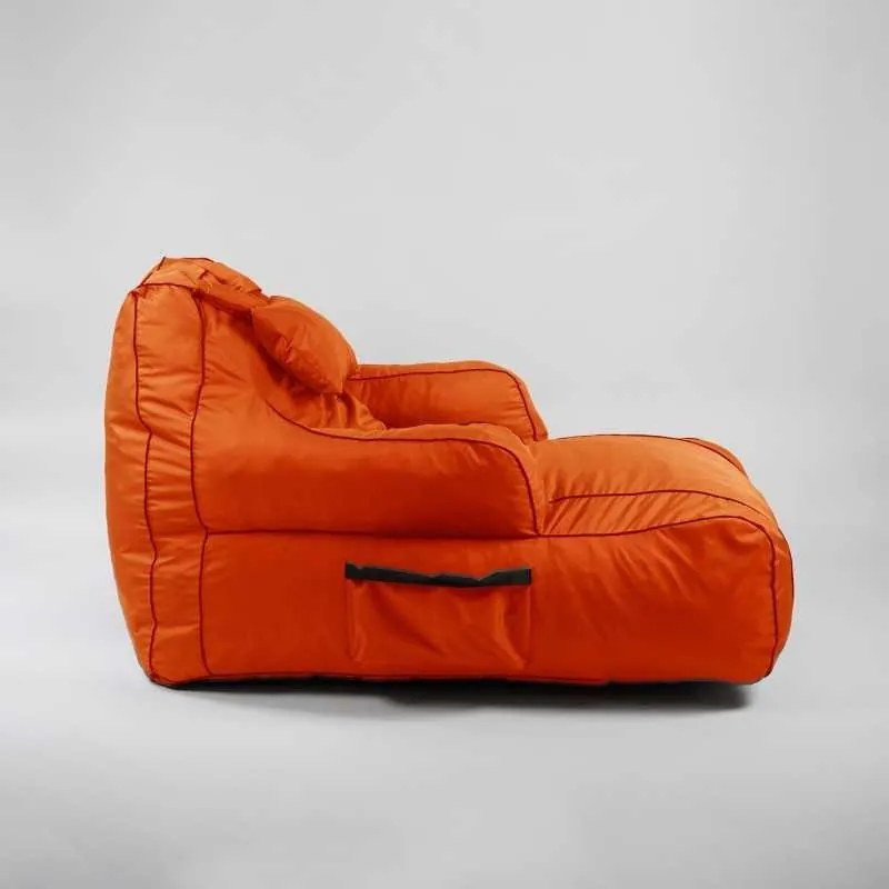 Fotoliu Player Pufrelax, Material Impermeabil - Neon Orange