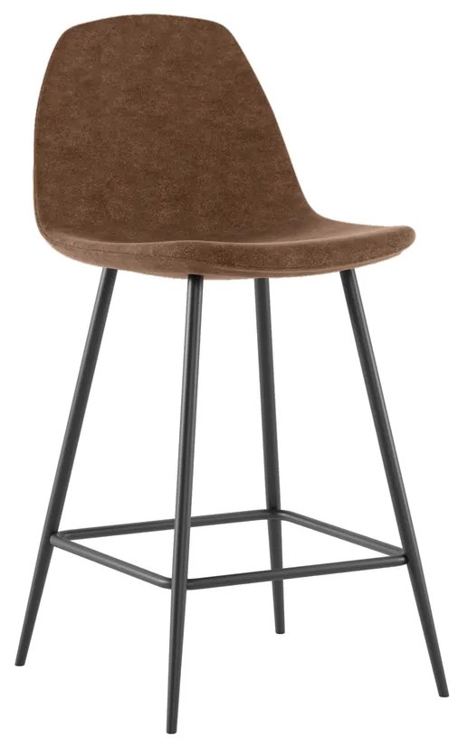 STONES Scaun din piele ecologică 42cm X 52cm H. 93cm | Aosom Romania