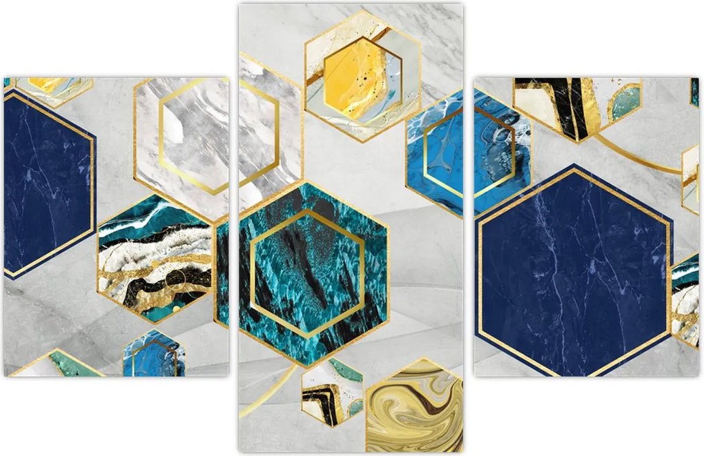 Tablou - Compoziție de marmură (90x60 cm)