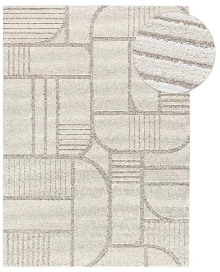 Covor crem 120x170 cm Snowy – Universal