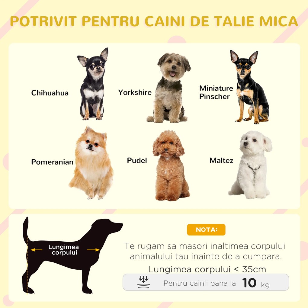 PawHut Cușcă pentru Câini Impermeabilă pentru Extern din Lemn de Brad, 82x58x58cm | Aosom Romania