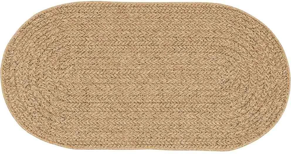 vidaXL Covor ZIZUR Maro 150 x 80 cm Polipropilenă