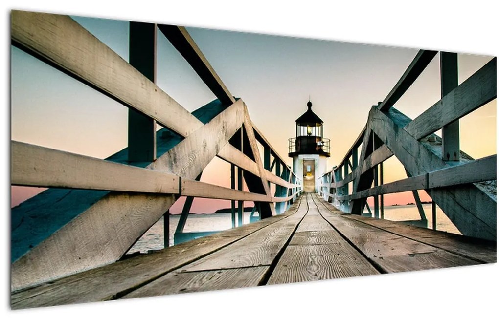 Tablou - pe dig (120x50 cm)