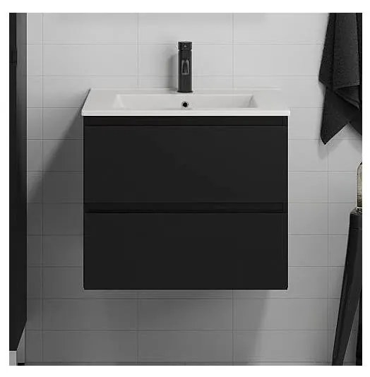 Dulap de lavoar CONOR 59 cm negru