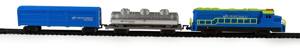 Rappa Tren de marfă PKP cu vagoane și șine