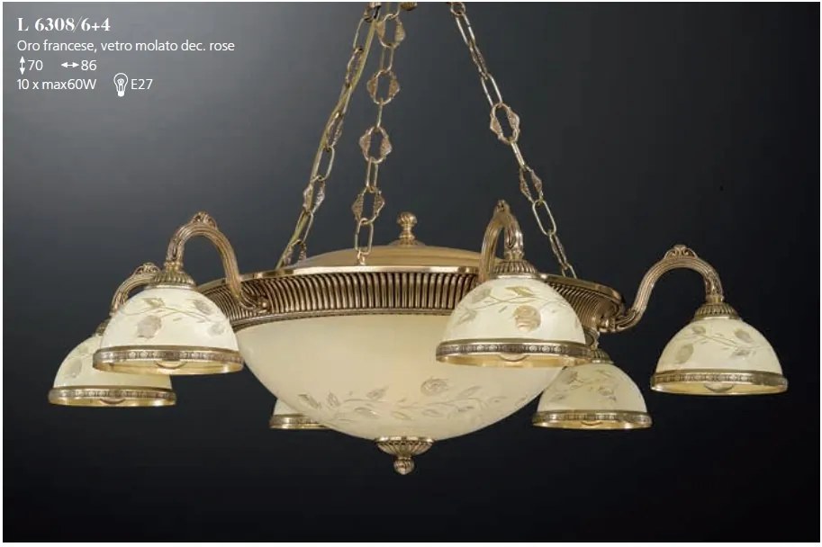 Candelabru clasic realizat manual 6308