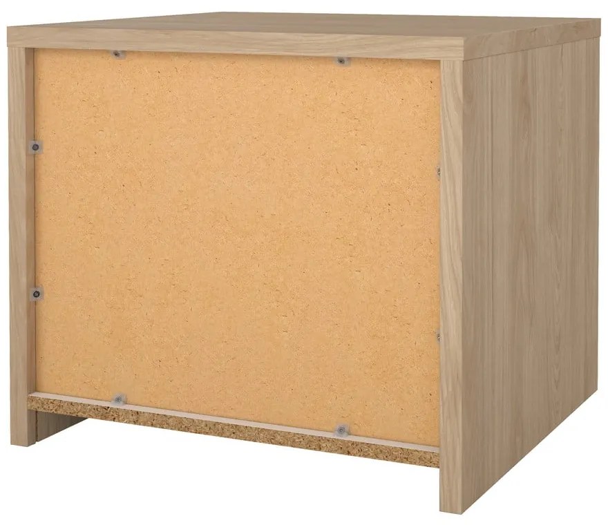 Noptieră albă-în culoare naturală Next – Tvilum