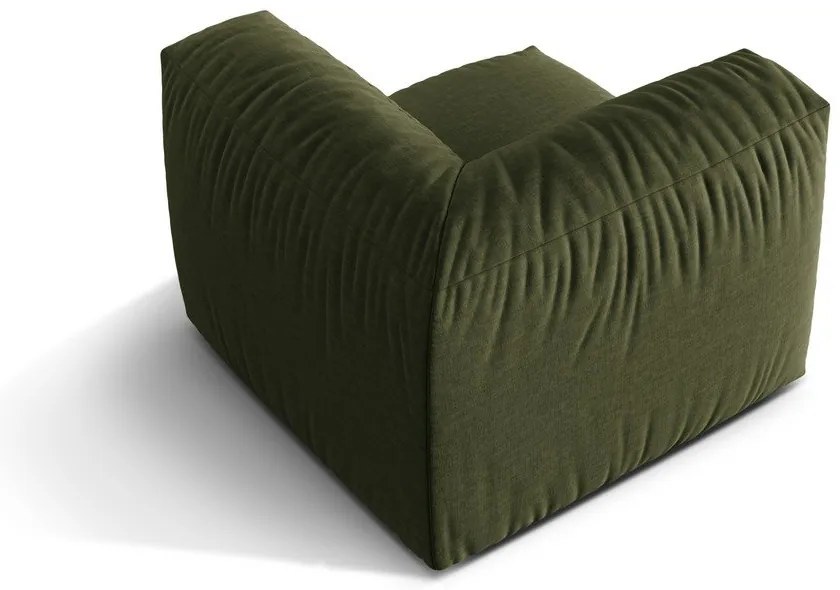 Modul pentru canapea modulară verde (cu colț variabil) Martina – Micadoni Home