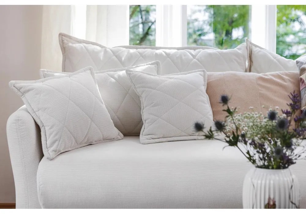 Canapea turcoaz extensibilă/cu spațiu de depozitare cu tapițerie din catifea reiată 215 cm Bjork – Bonami Selection