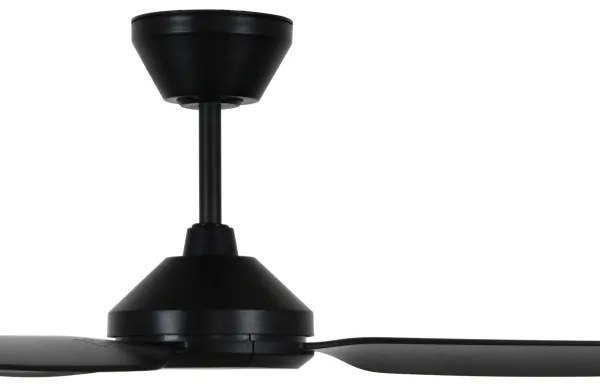 Ventilator de tavan Lucci air 21616349 POLIS IP55 negru + telecomandă