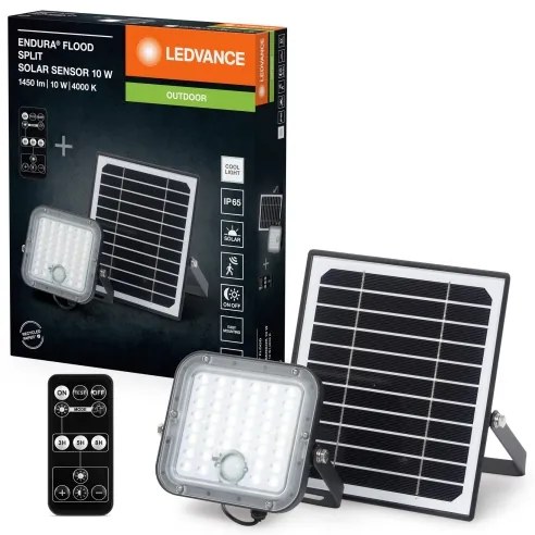 Ledvance - Proiector solar LED cu senzor FLOOD SPLIT LED/10W/3,2V IP65 + DO