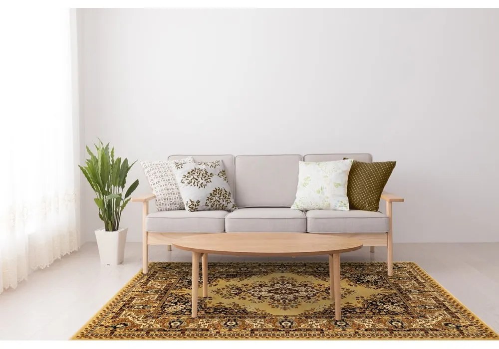 Covor bej-chihlimbar 120x170 cm Fatima S Beige – FD