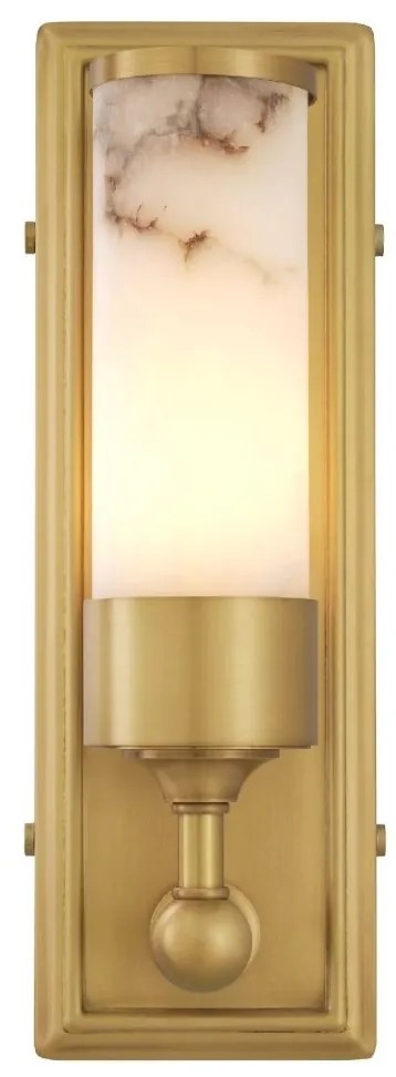 Aplica de perete design LUX Valentine alama antic/ alabastru