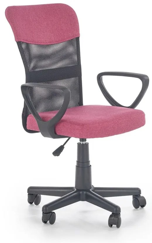 Scaun pentru copii Timmy, roz/negru