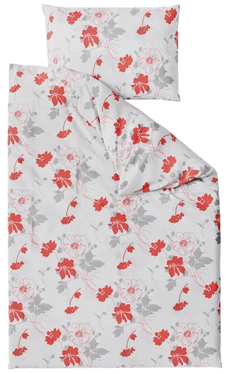 Lenjerie de pat din bumbac rosu ROUGE Dimensiune lenjerie de pat: 70 x 90 cm | 140 x 200 cm