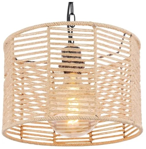 Lustră pe lanț Globo 15672H HALIA 1xE27/60W/230V