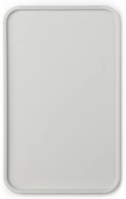 Tocator pentru taiat si servit Brabantia Tasty+ 1003308, 40x25 cm, Antiderapant, Uсor de curатat, Gri deschis