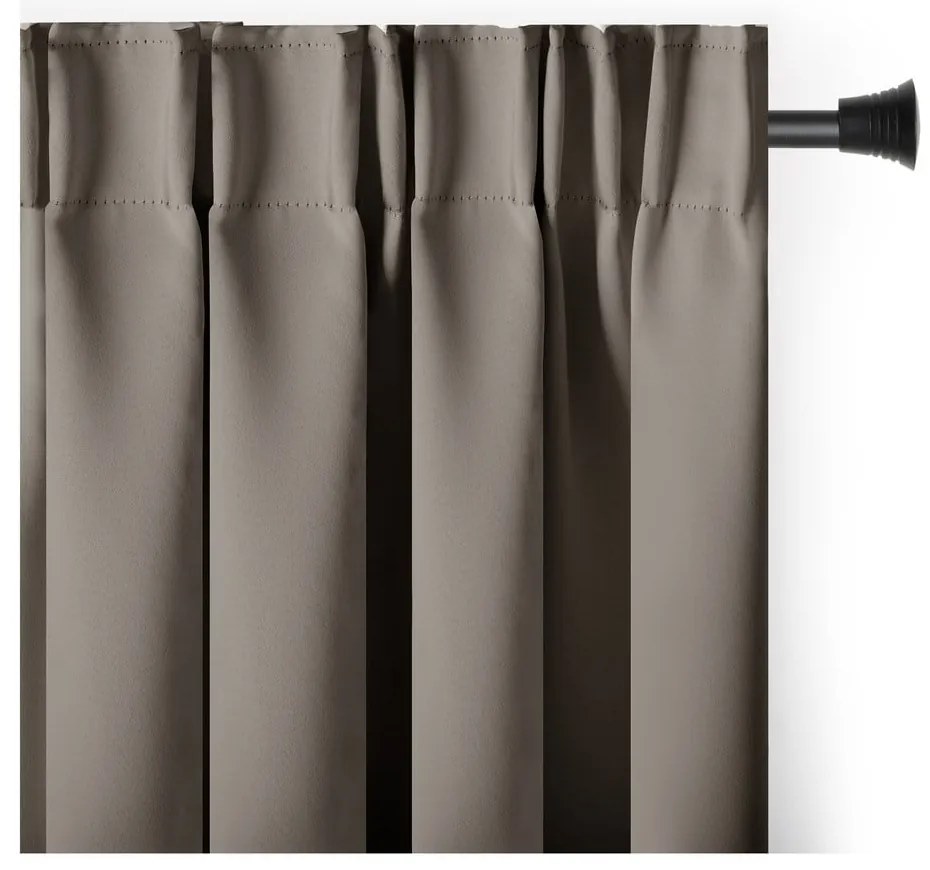 Draperie grej dimout (semi-opacă) 140x245 cm Kierra – Restilo